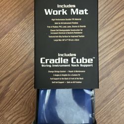 Music Nomad Guitar Repair Work Station Mat And Neck Cradle 