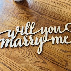 Wood sign