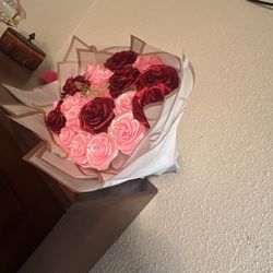 Pink And Red Rose Boquet 20 Count!!