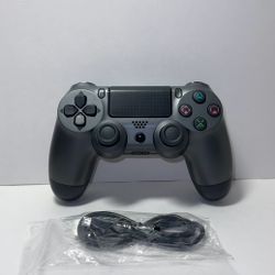Grey & Black Wireless Controller For PS4 