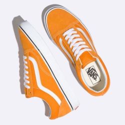 RARE Vans Old Skool Skate Shoes Dark Cheddar Suede