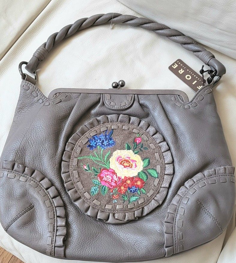 Leather Handbag Purse by Isabella FIORE