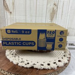 Reli.9 Oz Cups Clear 150 PCs.