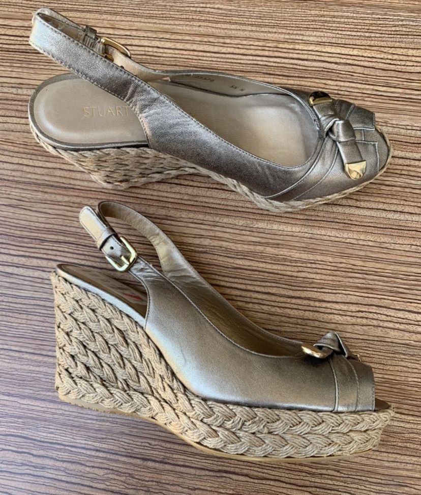 stuart weitzman wedge sandals 5.5