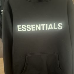 Black Essentials Hoodie