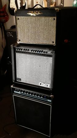 Guitar Amps multi effects 2 Crates 150.