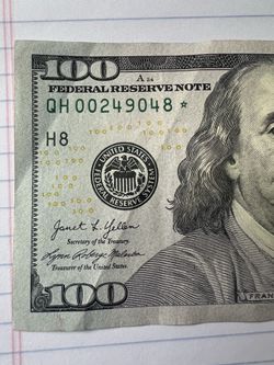 $100 Bill ⭐️ NOTE ✨💫