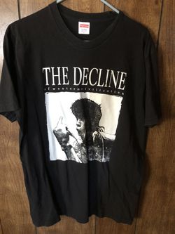 Supreme t shirt from fw17 decline of western civilization pretty cool 
