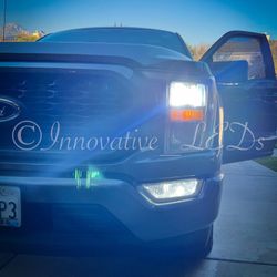 H7 LED Light Bulbs, 8000LM Per Set 6500K LED Light Bulbs with Fan & EMC, Halogen Headlight Bulb Replacement, Pack of 2 