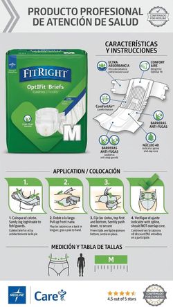 Adult diapers sizes