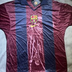 Travis Scott X Barcelona Retro 2001 Jersey Size L