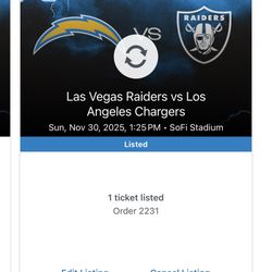 Chargers Va Raiders