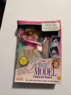 Vintage 1989 Matchbox Cheryl Tiegs "The Real Model Collection" Doll NIB (54612)