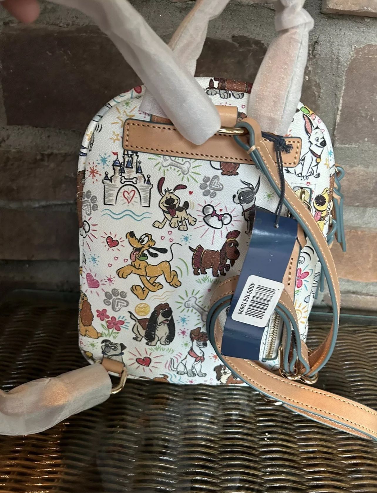 disney dooney and bourke mini backpack & Women's Oswald Coated Cotton Zipper closure. Backpack Dooney And Bourke Knock