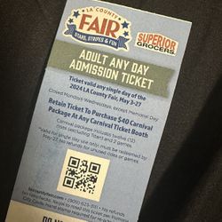 LA county fair Ticket