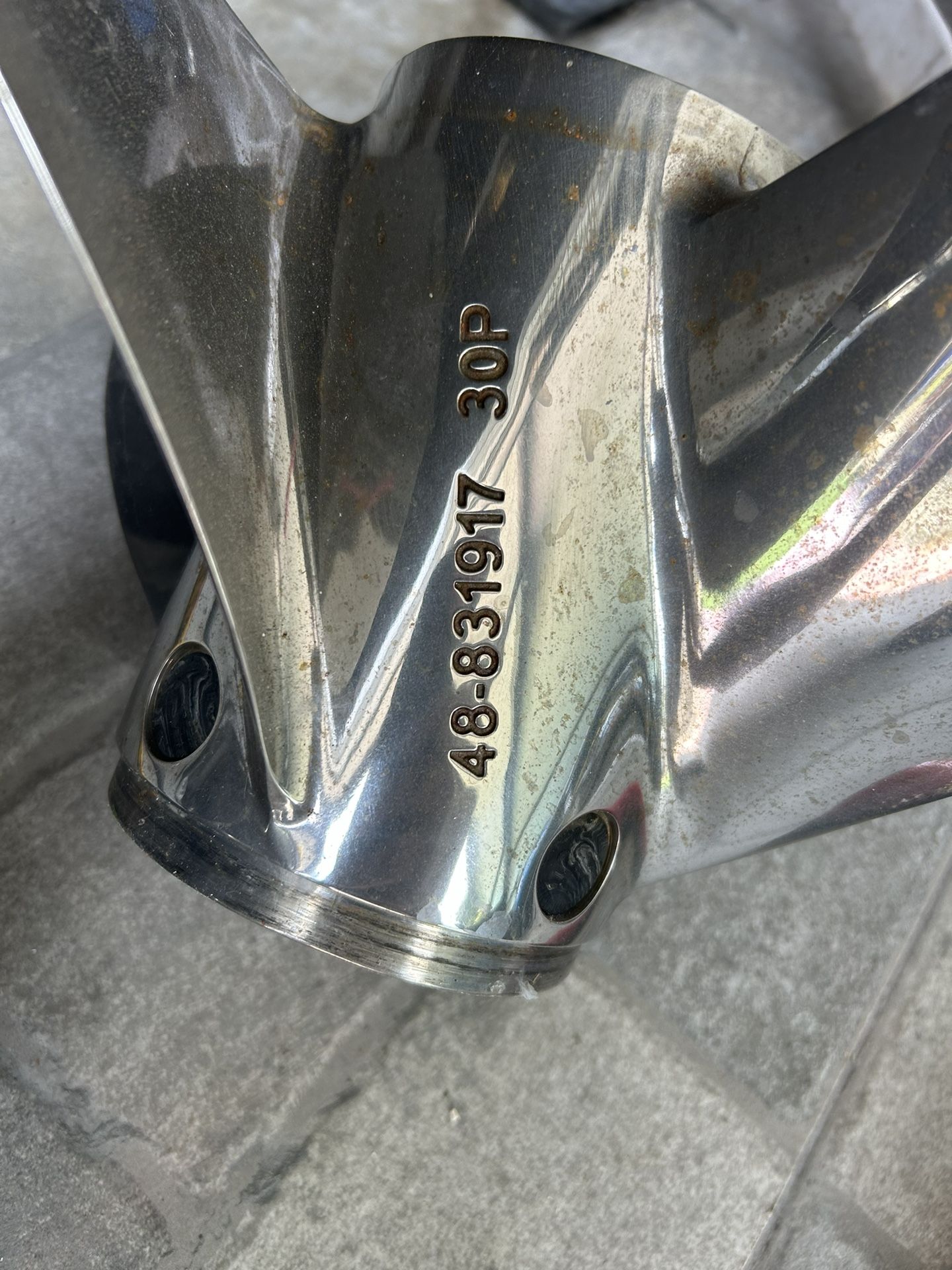 mercury bravo fs props