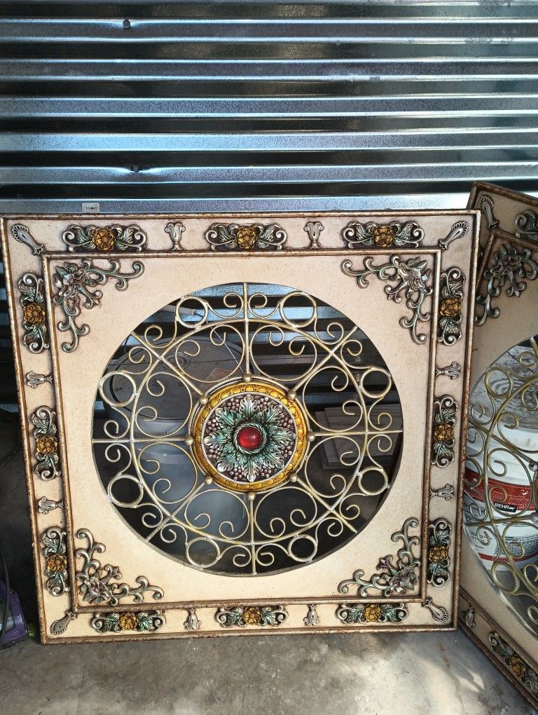 2 Hermosos Cuadros Todo Hecho De Metal