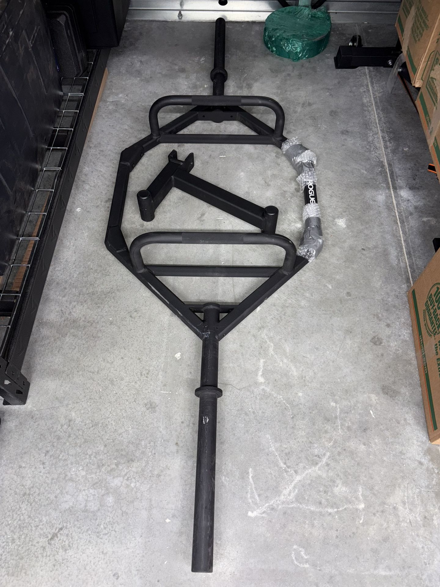 Rogue Trap bar 2 and mini deadlift Jack