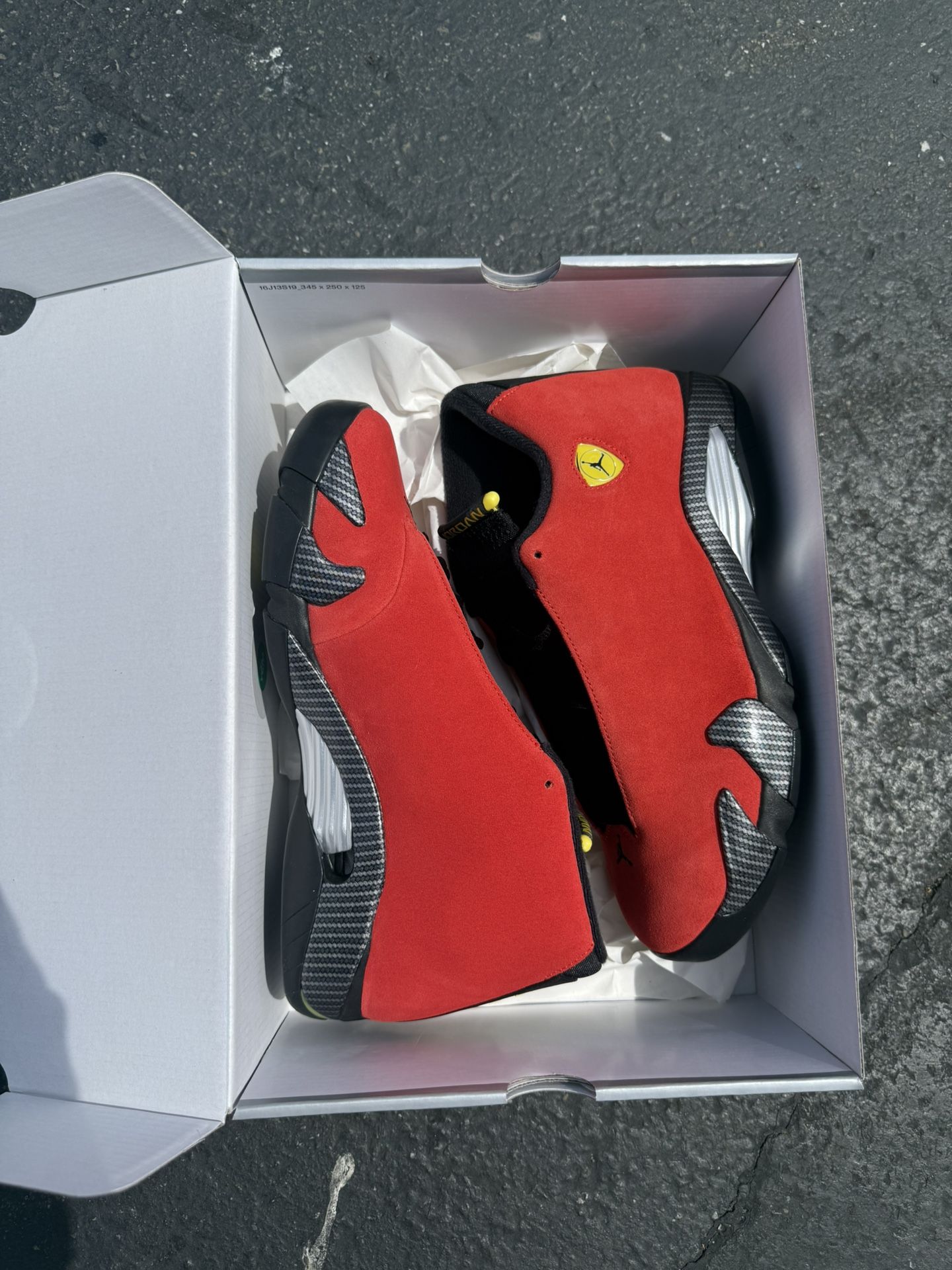 Jordan 14 Ferrari Sizes 9.5 10 10.5 11.5