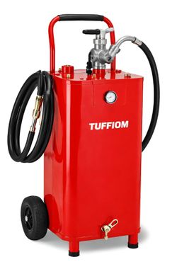 TUFFIOM 20 Gallon Gas Caddy Fuel Transfer Tank w/ Pump – Open Box (Unused)
