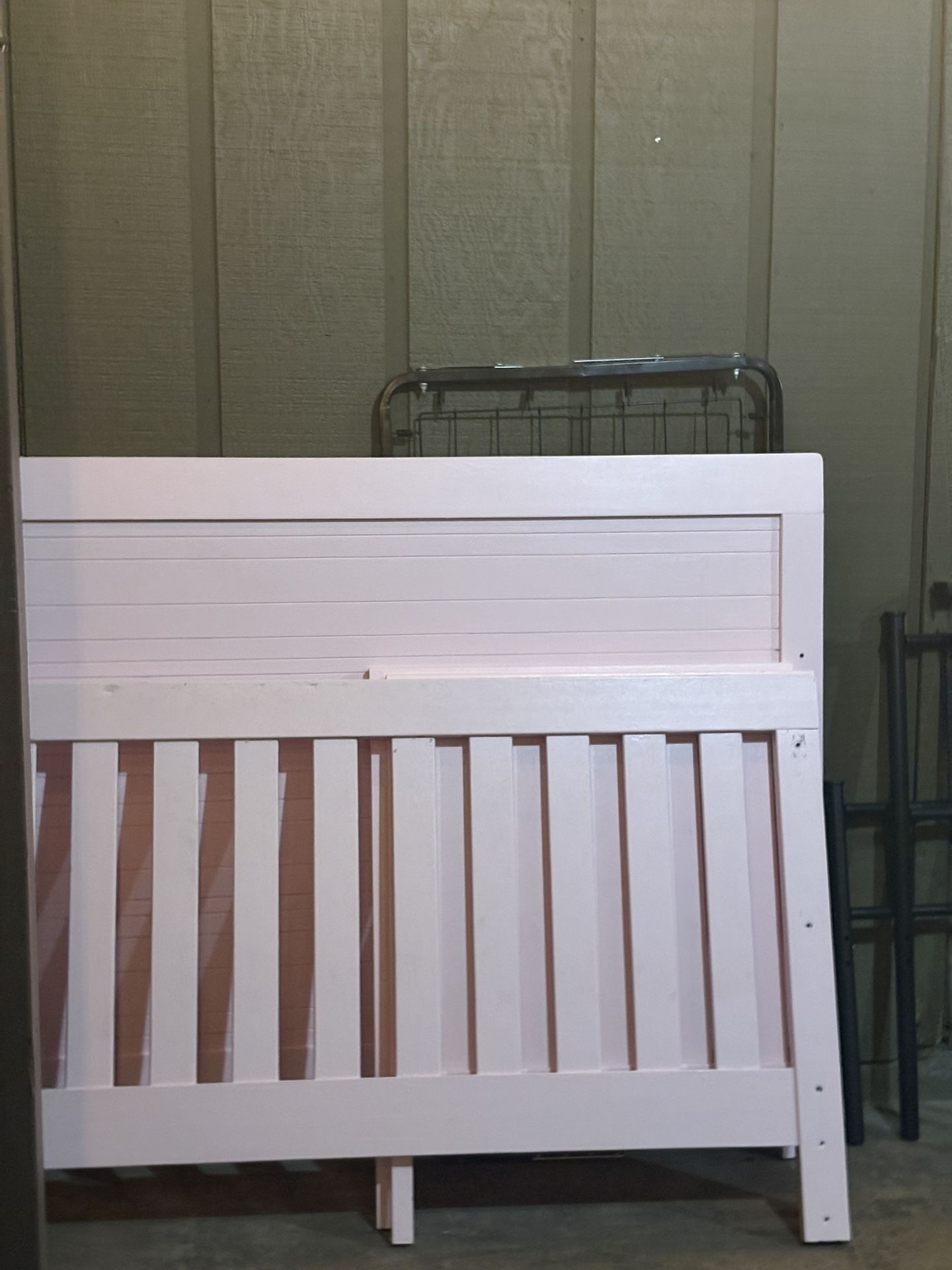 Painted Pink baby  Crib 