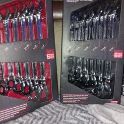 Icon professional large reversible ratcheting rent set 6 piece each