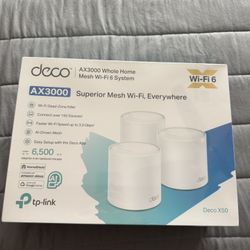 TP-Link Deco Ax3000 Whole Home Mesh Wi-Fi 6 System 