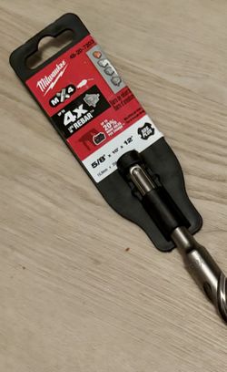 Milwaukee- 5/8 in. x 12 in. 4-Cutter SDS-PLUS -Carbide Drill Bit -MX4- Brand New in Package.