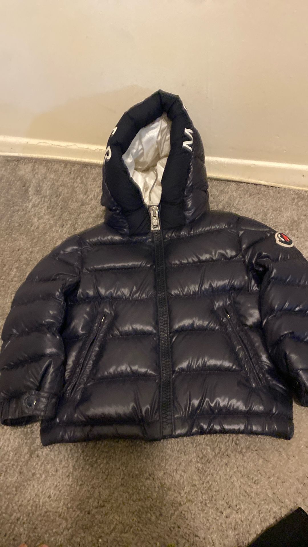 Used Moncler Coat In Excellent Condition Size 4A $160 Or Best Offer