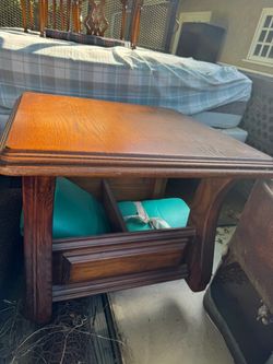 Wooden side table