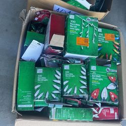 Christmas Lights- Various Sizes And Types
