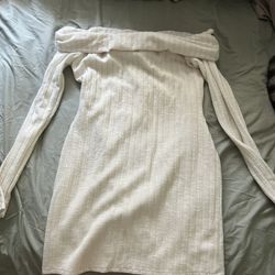 White off the shoulder dress