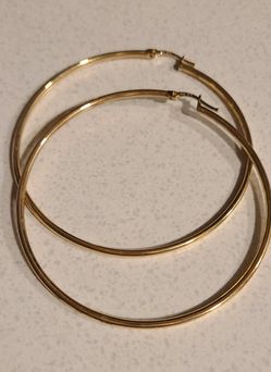 10K Gold hoop earrings