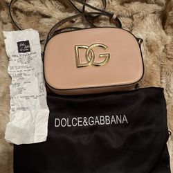 DOLCE & GABBANA Calfskin 3.5 Camera Crossbody Bag 