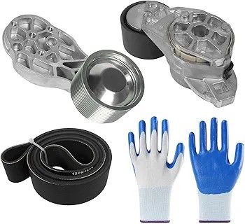 PANGOLIN Fan Belt Tensioner Pulley Set 12 Grooves for Volvo D13 VNL VHD VNM VAH B12B (contact info removed)7 (contact info removed)8 (contact info rem