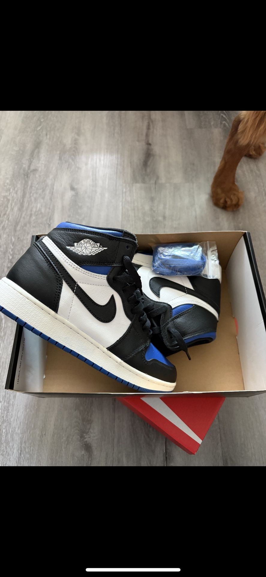 Size 5.5 Jordans Royal Blue / worn once