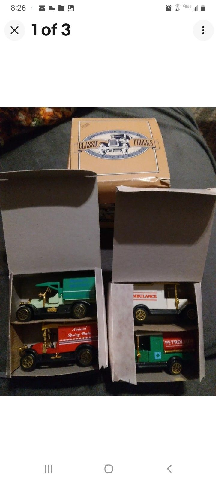 Readers Digest Collectors Set Of Classic Trucks -4 Trucks