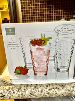 BRAND NEW GLASS CUPS