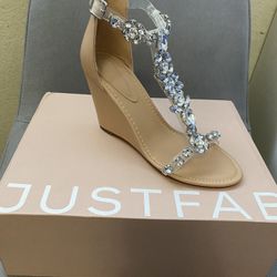 Justfab Wedges Clear 