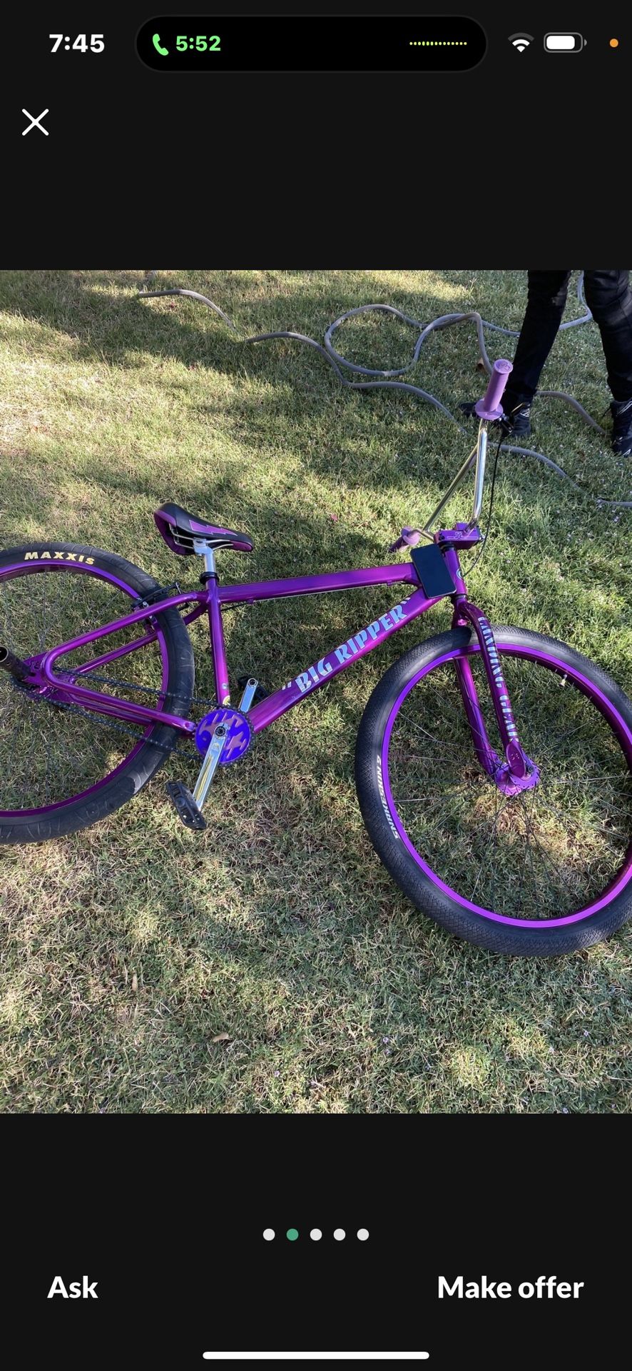 Purple Rain Big Ripper Basically New 750 OBO