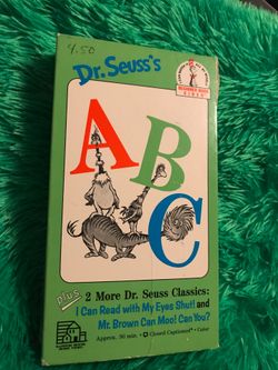 Dr. Seuss’s beginner book video VHS