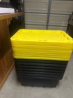 Lote de 9 cajas 27gls usadas