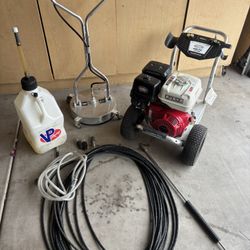 Pressure Washing Setup