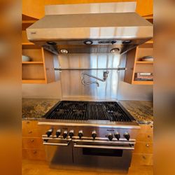 Thermador 48" Dual Fuel Range PRDS48 - Good - Piedmont, CA