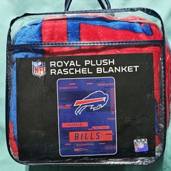 BUFFALO BILLS TWIN SIZE BLANKET