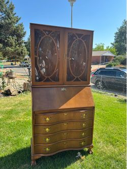 Jasper Cabinet Company traditional mahogany secretary desk