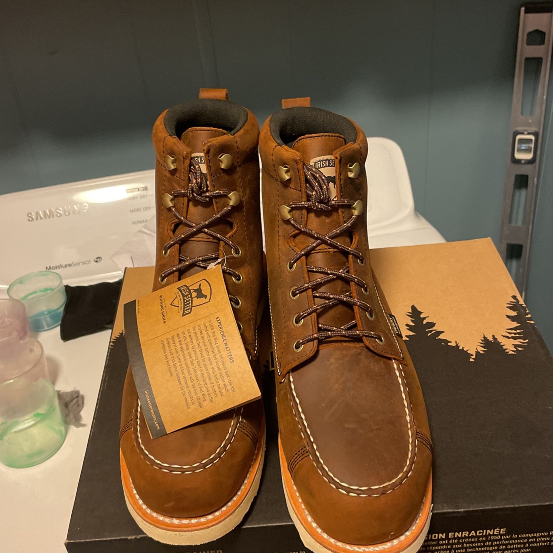 RedWingPartner The new @RedWingWork IronFlex boots work just as  Red Wings Waterproof Work Boots Steel Size 7 Size 7.5 And Size 10 Available New In Box 