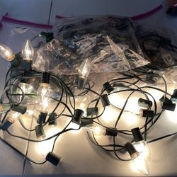 Clear Outdoor Incandescent Christmas Light Sets