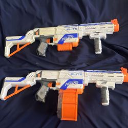 Two nerf guns