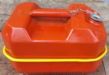 Vintage Blitz USMC Red Metal Fuel Jerry Can